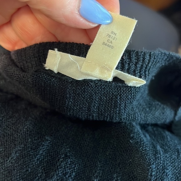 Eileen Fisher Slub Cardigan System Organic Linen Cotton Size Medium Black - Picture 7 of 9